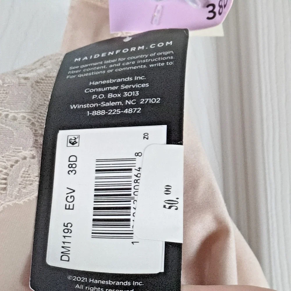 Maidenform Comfort Devotion Your Lift Push-Up Bra DM1195 38D Evening Blush NWT
